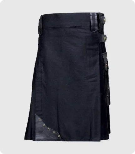 Box Pleated Hybrid Cargo Kilt