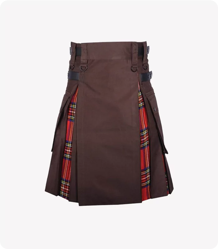 Cargo Hybrid Tartan Kilt For Men