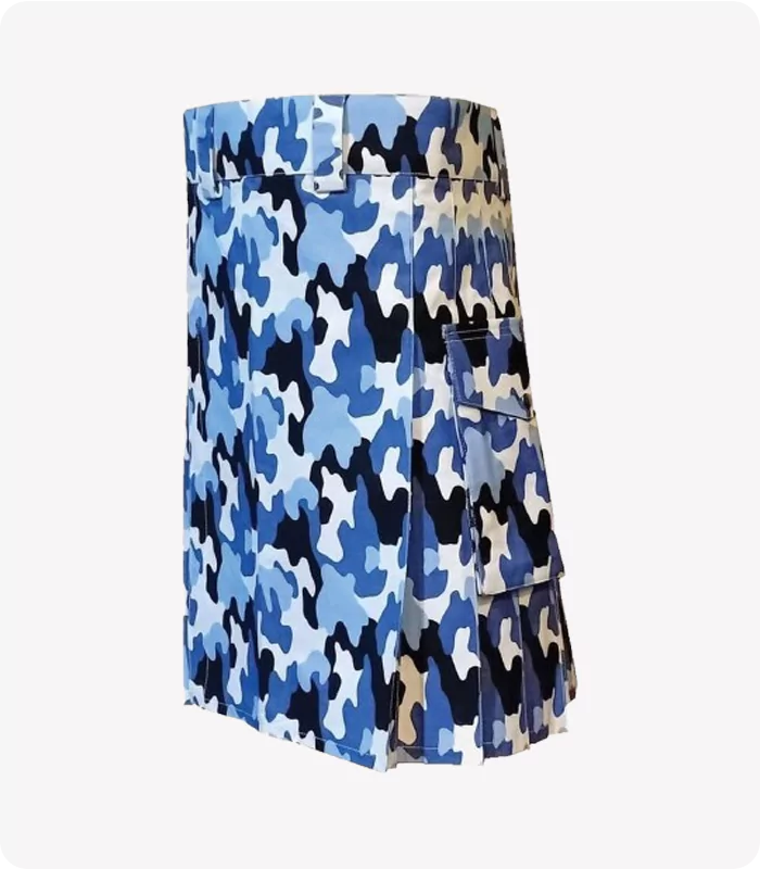 Fashion Camo Utility Kilt