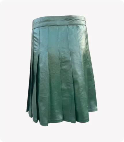 Green Leather Kilt