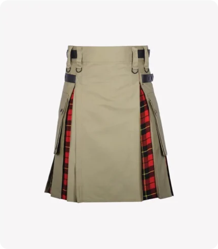 Men's Charm Khaki Hybrid Kilt