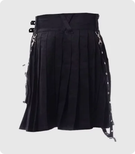 Modern Black Punk Kilt