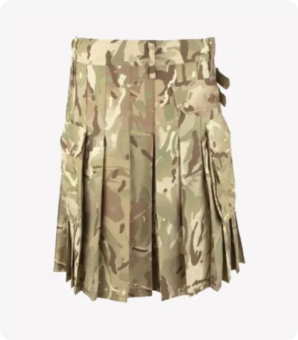 Multi Camouflage Kilt For Men