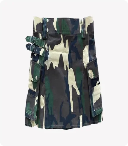 New Woodland Camo Kilt For Men