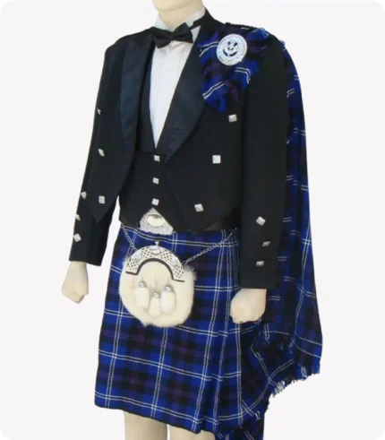 SCOTTISH PRINCE CHARLIE JACKET & KILT OUTFIT SET