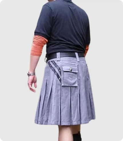 Winter Grey Sweat Modern Kilt