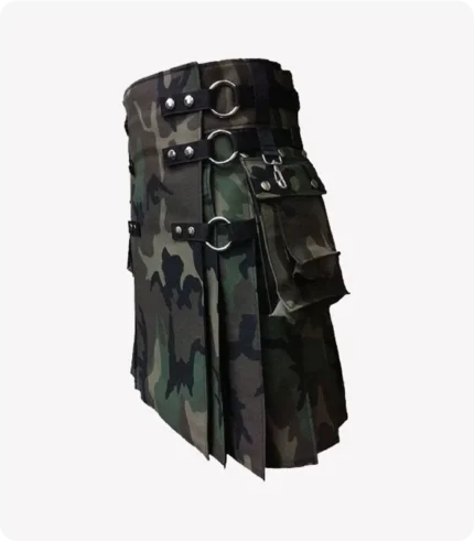 Woodland Camouflage Gothic Kilt